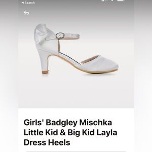 Badgley Mischka girls shoes size 1